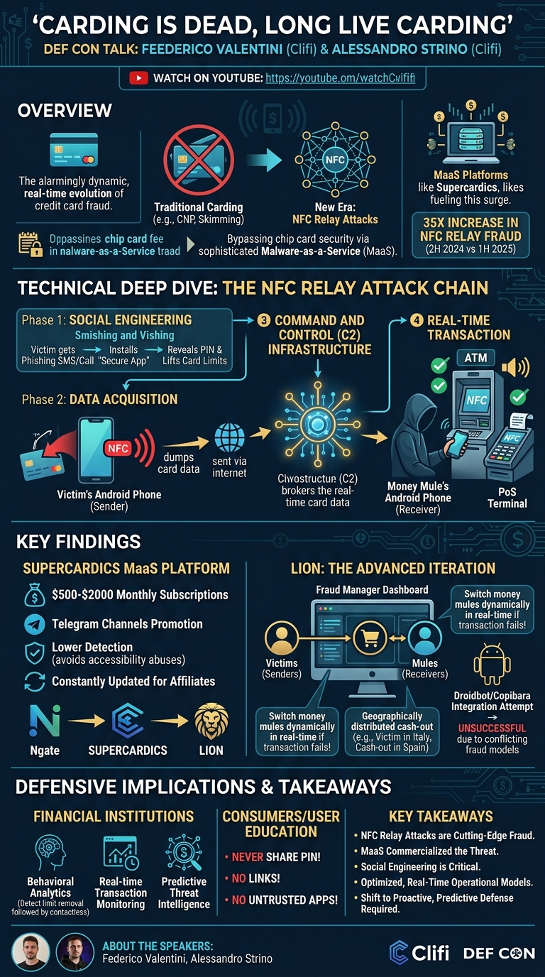 Visual summary for Carding is Dead, Long Live Carding by Federico Valentini, Allesandro Strino