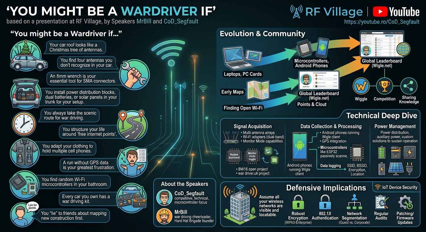 Visual summary for You might be a Wardriver if by MrBill, CoD_Segfault